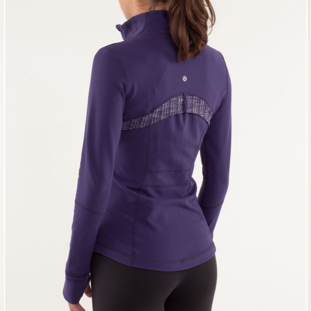 LULULEMON Dense Purple Ziggy Wee Caspian Define Jacket - Picture 2 of 15